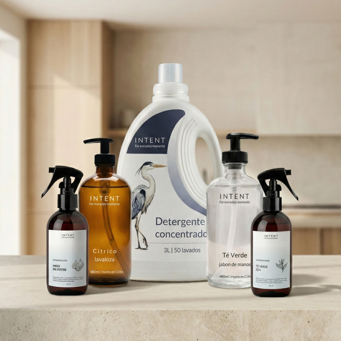 Kit Limpieza Hogar Completo (5 Productos) – Cinco Esenciales INTENT